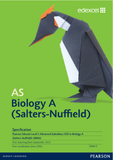 AS Biology 2015 specification